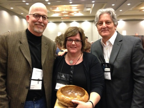 JWZ with author friends Larry Sweazy and Lori Rader-Day